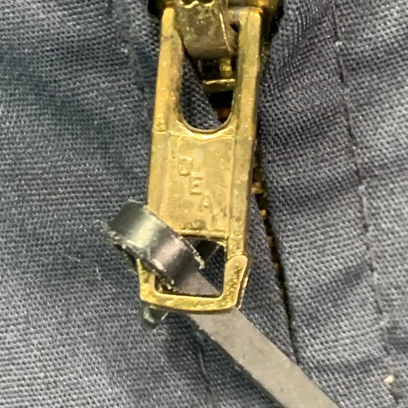 Vintage London Fog Navy Harrington Jacket 38R Drizzler Retro Mod Zip - Picture 5 of 14